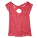 thumbnail image 1 of Playera gráfica Aeropostale para mujer con ojo de cerradura en la espalda rosa extragrande, 1 of 2