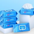 thumbnail image 1 of Lingettes Humides Portables 75% Concentration Lingettes Nettoyantes Portables Performance Finement Réglée, 1 of 5