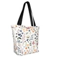 thumbnail image 2 of Fotbe Watercolor Floral Pattern Beach Tote,Shoulder Handbag,Spacious Tote Bag,Lightweight Travel Bag,Versatile Shopping Bag, 2 of 9