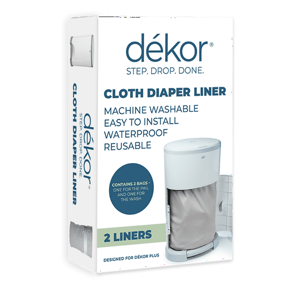 Dekor Cloth Diaper Liner for use with Dekor Plus Diaper Pail 2 Count