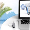 thumbnail image 4 of DEEPCRAFF Aluminium Alloy USB Network Converter Type C Grey Simple Design for Home Office, 4 of 8