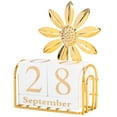 thumbnail image 2 of 1 Juego de bloques de madera para calendario perpetuo de oficina, calendario de mesa decorativo., 2 of 8