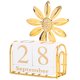 thumbnail image 2 of 1 Juego de bloques de madera para calendario perpetuo de oficina, calendario de mesa decorativo., 2 of 8