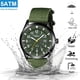 thumbnail image 3 of Relojes para Hombre Relojes Militares para Hombres Reloj Militar del ejército Relojes de Pulsera analógicos de Cuarzo Impermeables para Hombres Fecha, 3 of 5