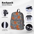 thumbnail image 4 of Goofa Floral Squirrel Printed Backpack,Laptop Backpack,Durable Anti-Theft Travel Work Backpack,Water-resistant Backpack, 4 of 9