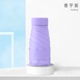 thumbnail image 1 of Mini Flat 60% Color Handle Black Sun Umbrella Ladies Small Portable Bag Sun Umbrella Printable, 1 of 7