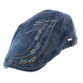 thumbnail image 2 of Sombrero Plano con Visera Gorro para golf de Vendedor de Periódicos Unisex Moda Jean Blue Colcomx Sombrero de vendedor de periódicos para hombres, 2 of 8