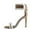 Tan, variant on XYD Women Gaceful Ankle Strap Square Open Toe Sandals Stiletto High Heel Back Zipper Party Fuzzy Dressy Shoes Size 7 Tan