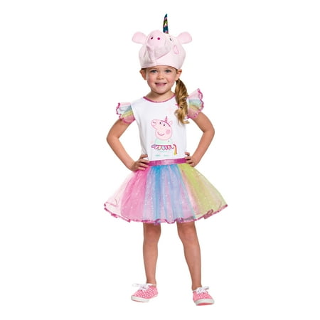 Toddler Peppa Pig Unicorn 3T-4T Halloween Dress up / Role Play