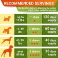 thumbnail image 6 of Glucosamine Treats for Dogs - Joint Supplement w/Omega-3 Fish Oil for Dogs - Chondroitin, MSM - Advanced Mobility Chews - Joint Pain Relief - Hip & Joint Care - Chicken Flavor - 120 Ct - Made in USA, 6 of 9