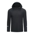 thumbnail image 3 of Veste Coupe-Vent d'Été pour Hommes - Léger Polyester Spandex Séchage Rapide Manteau d'Exercice Extérieur, 3 of 7