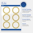 thumbnail image 4 of Avery 3" Diameter Labels, Gold Edge Dots, 60 ct, Glossy, Gold Dots Edge, 4 of 10