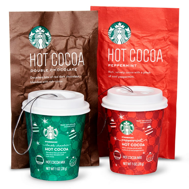 Starbucks Mini Cocoa Ornament Gift Set, Set of 6 