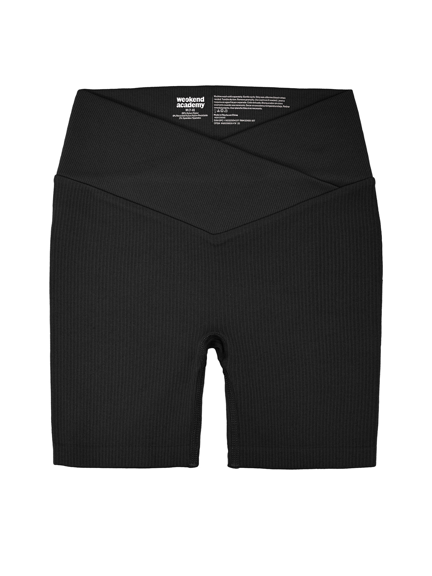 Weekend Academy Girls Seamless Biker Shorts, Sizes 4-18