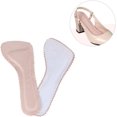 thumbnail image 2 of 1 par de plantillas autoadhesivas, transpirables, antideslizantes, suaves, absorbentes del sudor, plantillas de tacón alto, plantillas de cuero autoadhesivas, almohadillas para zapatos para mujer, sandalias de verano, uso de tacones altos (rosa) ER, 2 of 5