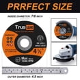 thumbnail image 3 of Cut Off Wheels Truswe, paquete de 105 pulgadas, para amoladora angular, 3 of 6