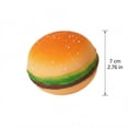 thumbnail image 3 of Simulated Hamburger Pinch Stress Ball, Realistic Hamburger Stress Relief Ball for Office Home Desk Decor and Gift Giving, 3 of 4