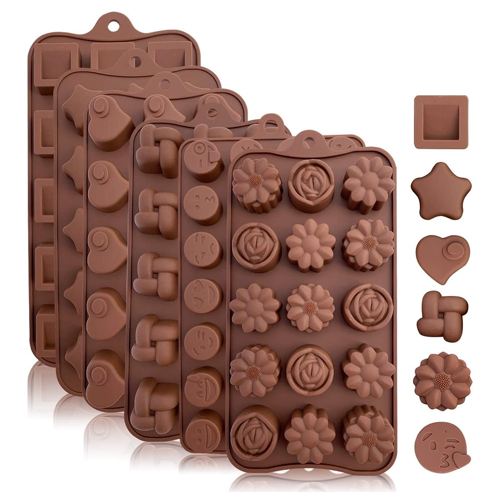 TEHAUX Cookie Mold Chocolate Candy Molds Lovely Chocolate Mold Small  Chocolate Molds Silicone Mold Silicone Baking Mold Diy Baking Molds Baking  Tool