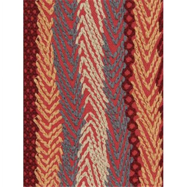 Vickerman Q174216 4 in. x 5 Yard Dark Blue Feather Red Fuzzy Snow Ribbon