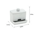 thumbnail image 7 of Simplify Q-Tip Box, Countertop Makeup Organizer, Marble, 7 of 7