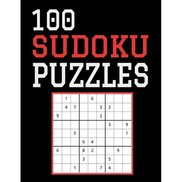 100 sudoku puzzles difficulty level hard large print one sudoku per