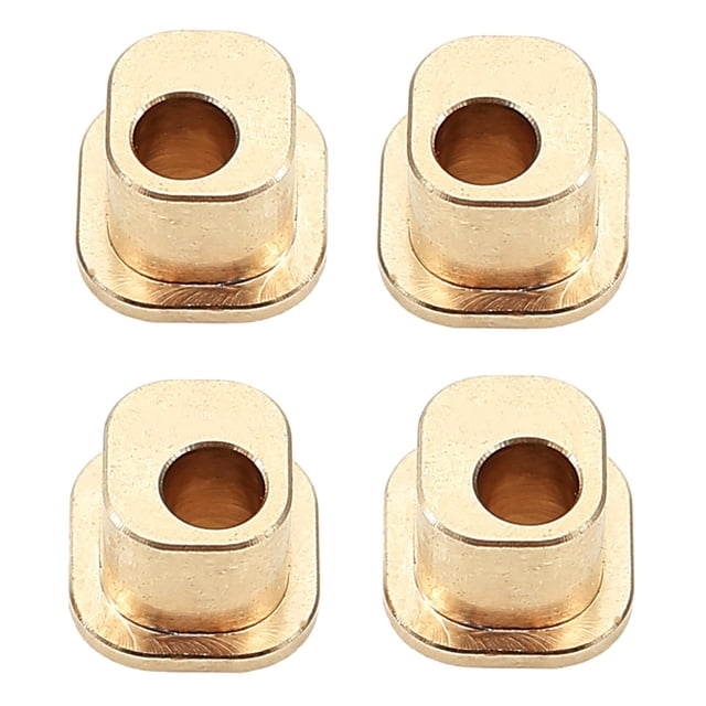 Piezas de metal de la rueda trasera de 4 PCS RC Reemplazo de la parte del automóvil RC Professional Diy, accesorio de escala de vehículos RC para 1/10
