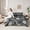 Grey, variant on Castle Fairy Romantic Skull Skeleton Twin Bedding Sets,Butterflies Bedding Comforter Set