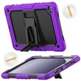 thumbnail image 3 of XYX For Samsung Galaxy Tab A9+/A9 Plus Case 11 inch, 3in1 Heavy Duty Shockproof Tablet Case with Stand, Shoulder Strap (2023, SM-X210/X216/X218), Purple, 3 of 7