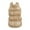 Beige, variant on Moocorvic Waterproof Dog Coat Jacket for Small Medium Dogs Cat Girls Cold Weather Sleeveless Pet Puppy Clothes(Pink,XS)