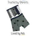 thumbnail image 2 of Little Star Organic Boxer Briefs Durable Stretchy Super Soft Elastic Waistband Stars Striped Solid Underpants (Big Boys or Little Boys) 7 Pack, 2 of 7