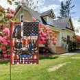 thumbnail image 5 of LanSuare 4th of July Patriotic Stars and Stripes Eagle Garden Flag Memorial Day Independence Day Summer Holiday Outdoor Outside Decoration, 5 of 6
