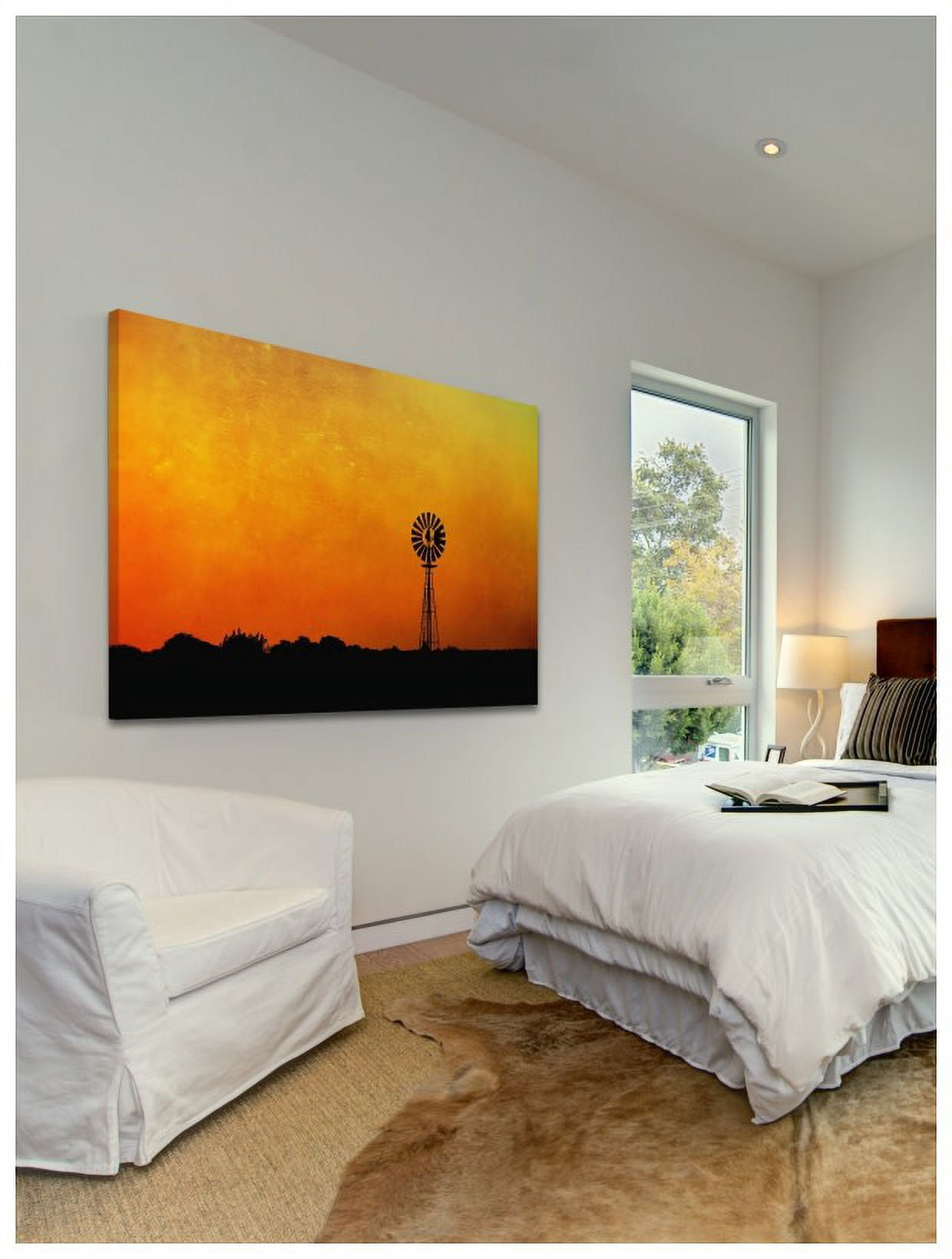 "Kansas" Painting Print on Wrapped Canvas