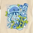 thumbnail image 3 of Instant Message - Jellyfish Ramune Fitted Short Sleeve Graphic T-Shirt, 3 of 6