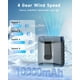 thumbnail image 4 of Ventilador portátil recargable JKBOOM 2025 con luz LED 25h, 4 of 7