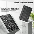 thumbnail image 3 of With Keyboard for Samsung Galaxy Tab A7 Lite 8.7 Tablet SM-T220 /SM-T225 2021, Fintie Slim Keyboard Case Lightweight Stand Cover with Detachable Wireless Bluetooth Keyboard, Composition Book, 3 of 12