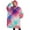 Multi Color Plaid, variant on Oversized Wearable Blanket Hoodie,Multi Color Plaid Checkered Pattern Sherpa Blanket Hoodie with Super Pockets,Super Warm Fuzzy Pullover for Women & Men