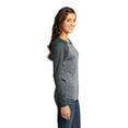 thumbnail image 3 of District Juniors Microburn Long Sleeve Raglan Tee-XL (Black/ Heathered Nickel), 3 of 6