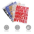 thumbnail image 4 of MasteelfCA 5Pcs Iron On Letters Clothes Letter Patches Clothes Repairing Patches Heat Transfer Letters Patches, 4 of 8