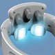 thumbnail image 2 of Masajeador eléctrico de cuello, masajeador de cuello y hombros, masajeador de compresión caliente por vibración para el tratamiento muscular de las vértebras cervicales, 2 of 5