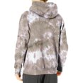 thumbnail image 4 of Men's Loose Fit Hoodie with Tie-Dye Print, Casual Pullover Sweatshirt with Hood, Long Sleeve Streetwear for Fall Winter, Christmas Gift, Daily Comfort Wear,Mint Green,4XL, 4 of 6