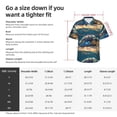 thumbnail image 6 of Lsque Sunshine Underwater Sand Turtle pattern Hawaiian Shirt for Men, Unisex Summer Beach Casual Short Sleeve Button Down Shirts-Large, 6 of 9