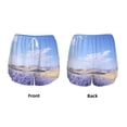 thumbnail image 3 of Daiia Lavender Fields Under Blue Sky Pattern Women's 2 in 1 Running Shorts - Lightweight Athletic Workout Gym Yoga Shorts Liner with Phone Pockets-Small, 3 of 7