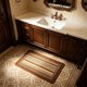 thumbnail image 4 of Alfombrilla antideslizante para baño, absorbente, con patrón decorativo, lavable a máquina, de 60x40 cm para baño, dormitorio, entrada., 4 of 6