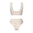 thumbnail image 5 of Daiia Hand Drawn Snake Women's Bikini Set Two Piece Swimsuit High Waisted Bikini Adjustable Straps Bikini Perfect for Beach, Pool, and Summer Vacation-Large, 5 of 9