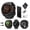 Black, variant on Garmin Fenix 8 43MM AMOLED Sapphire Multisport GPS Smartwatch Silver with Whitestone Silicone Band Charging Bundle
