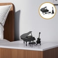 thumbnail image 3 of Juego de Piano y guitarra en miniatura para casa de muñecas, Mini Piano Musical, guitarra, modelo de detalle realista, 1 Juego, 3 of 4