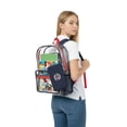 thumbnail image 5 of U.S. Polo Assn. Unisex Kid's 18" Clear Backpack, Navy, 5 of 5