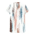 thumbnail image 5 of Ailaofu Women's Summer Short Sleeve Tunic Plus size ladies shirts Floral Blouse Loose Flowy Tops for Leggings, 5 of 5