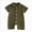 A22-Green, variant on Baby Boy Summer Clothes Texture Button Down Shirt Romper Jumpsuit Short Sleeve Bodysuit