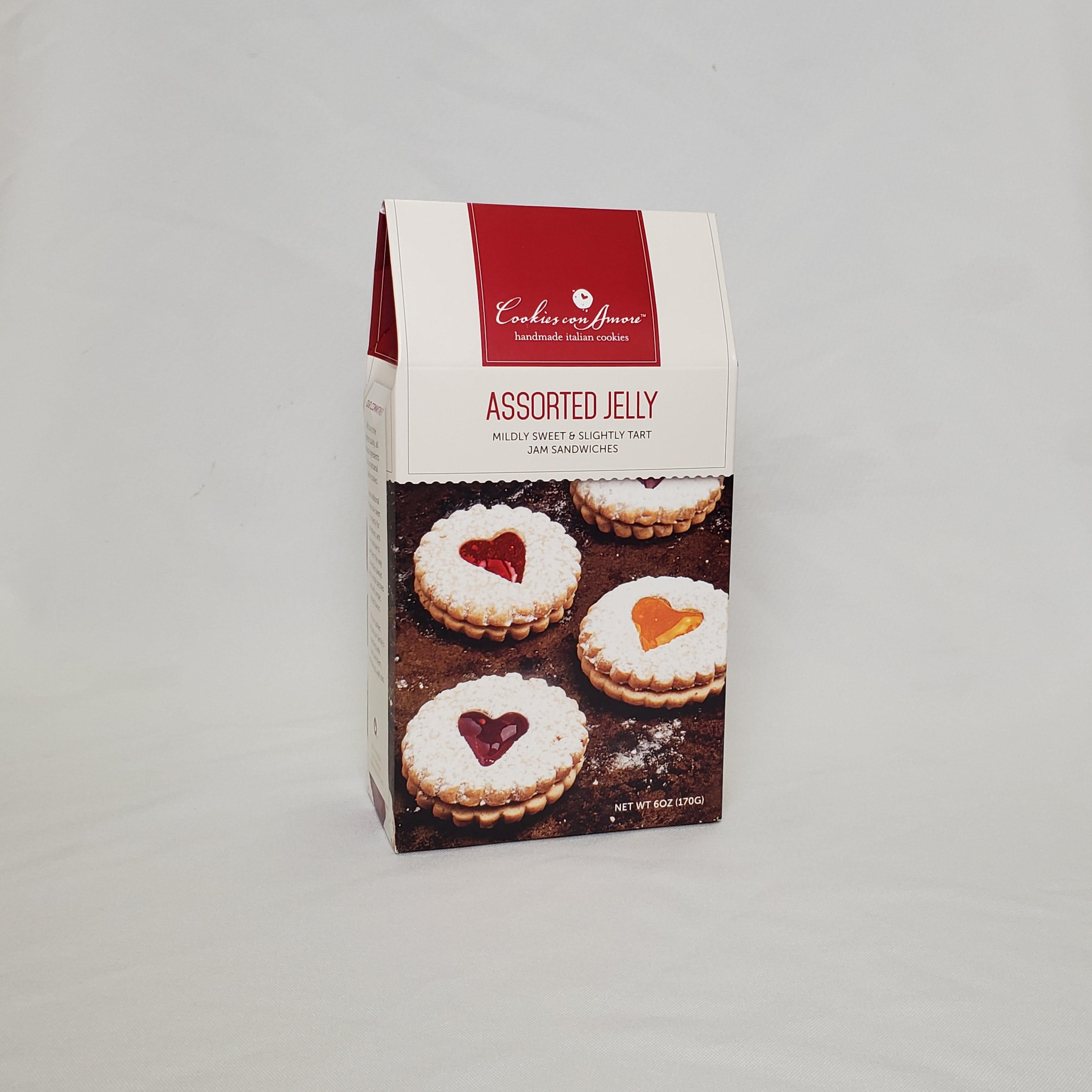 Cookies Con Amore Handmade Italian Cookies Assorted Jelly Filled 6oz